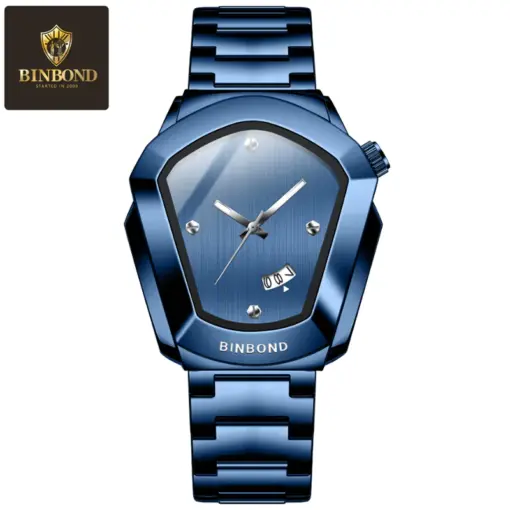 B1001 BINBOND B760 Luxury Blue Edition Men's Quartz Watch - Image 2