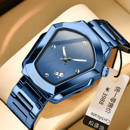 B1001 BINBOND B760 Luxury Blue Edition Men's Quartz Watch