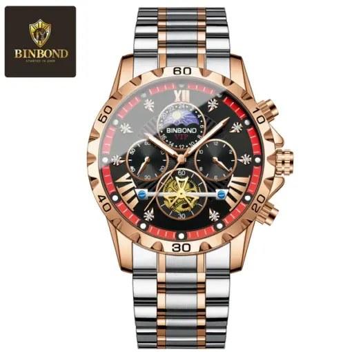 BN1005 BINBOND 3103 Luxury Chronograph Men’s Watch - Image 2