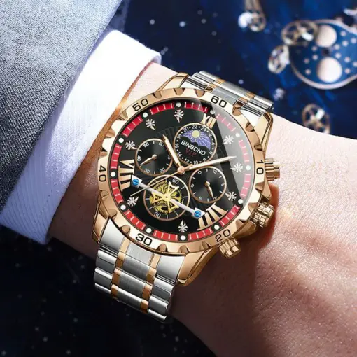 BN1005 BINBOND 3103 Luxury Chronograph Men’s Watch - Image 7