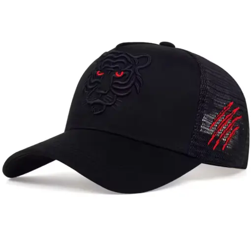 CP1253 Black Tiger Eye Cotton With Mesh Cap - Image 5