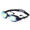 A883 Premium Anti-Fog Swimming Goggles with Built-in Earplugs