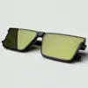 A887 Premium Rectangular Olive Polarized Sunglass for men