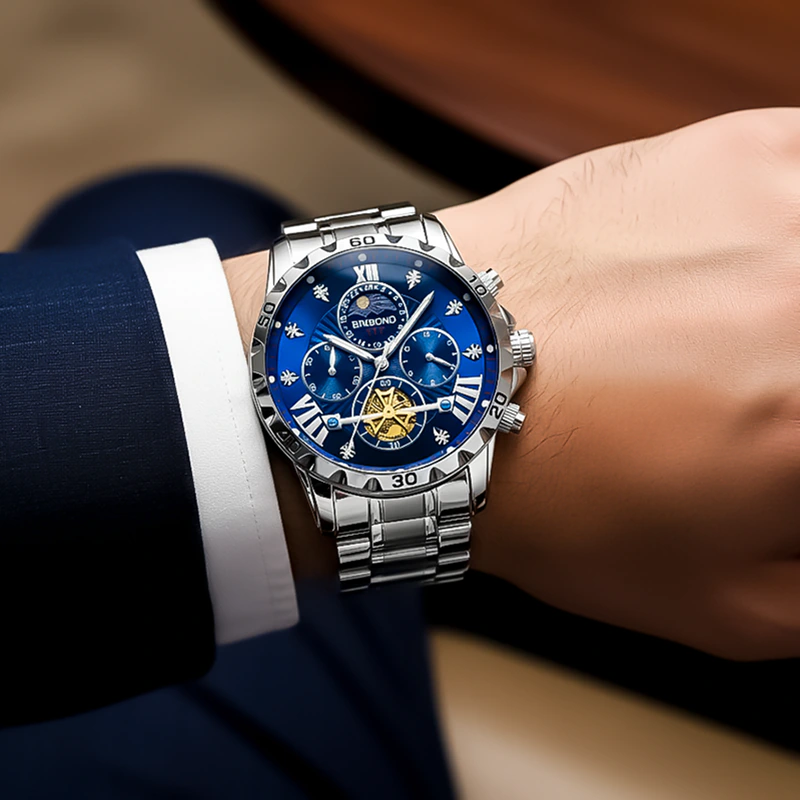 BN1008 BINBOND 3103 Luxury Chronograph Men’s Watch - Image 2