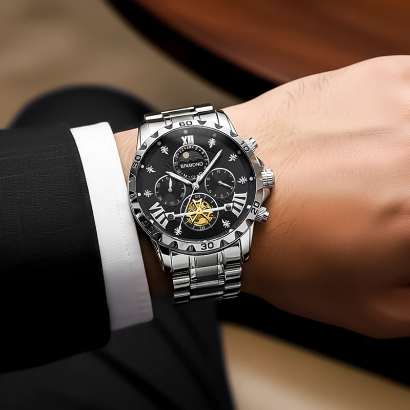 BN1009 BINBOND 3103 Luxury Chronograph Men’s Watch - Image 2