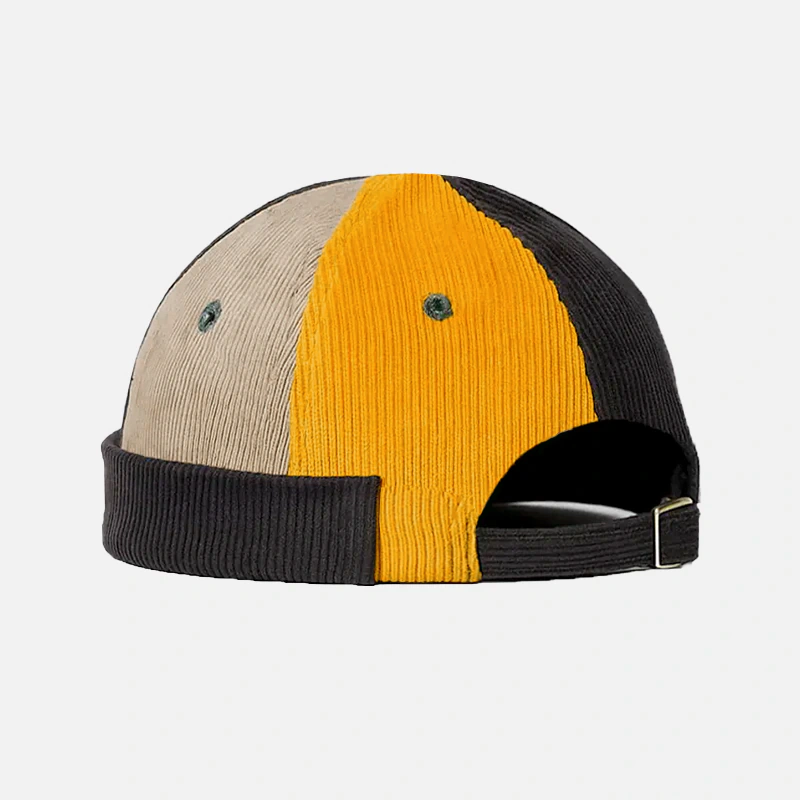 CP1266 Unisex Casual Adjustable Retro Brimless Hats - Image 3