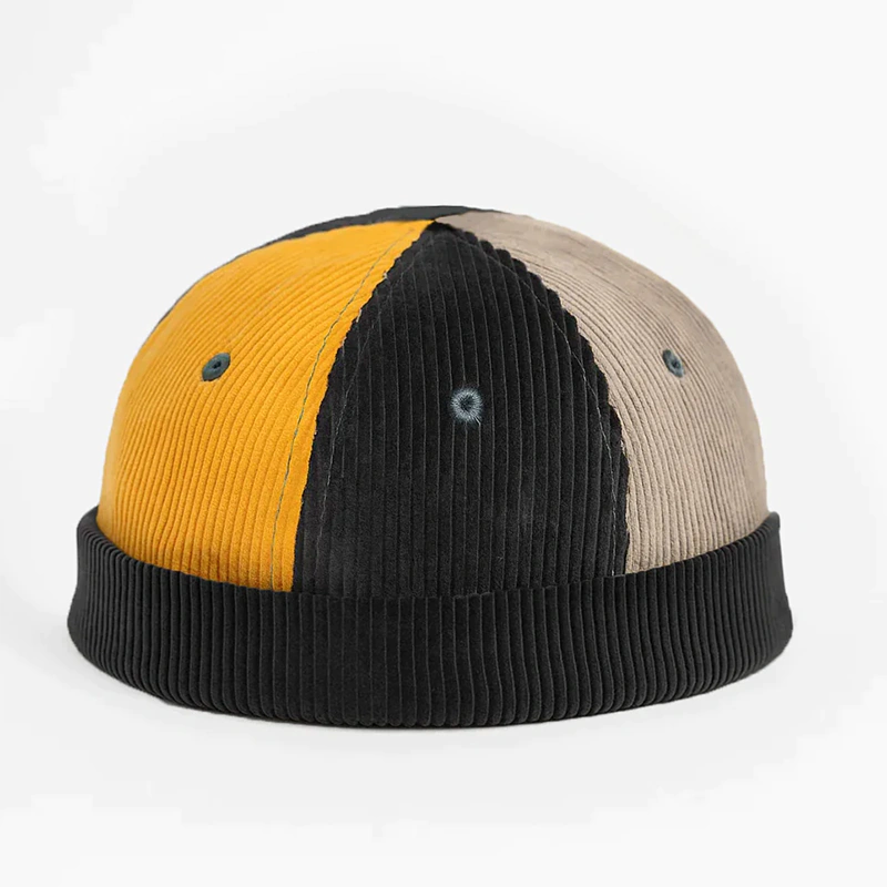 CP1266 Unisex Casual Adjustable Retro Brimless Hats - Image 2