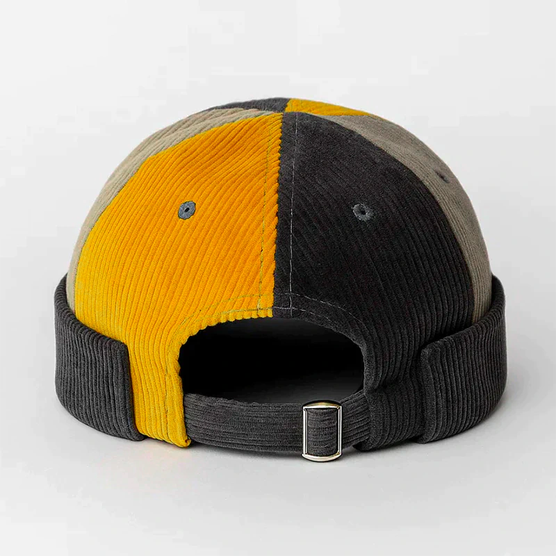 CP1266 Unisex Casual Adjustable Retro Brimless Hats - Image 4