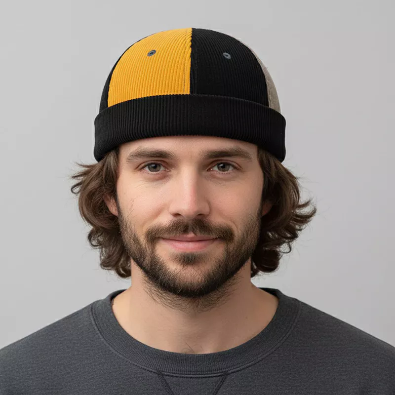 CP1266 Unisex Casual Adjustable Retro Brimless Hats