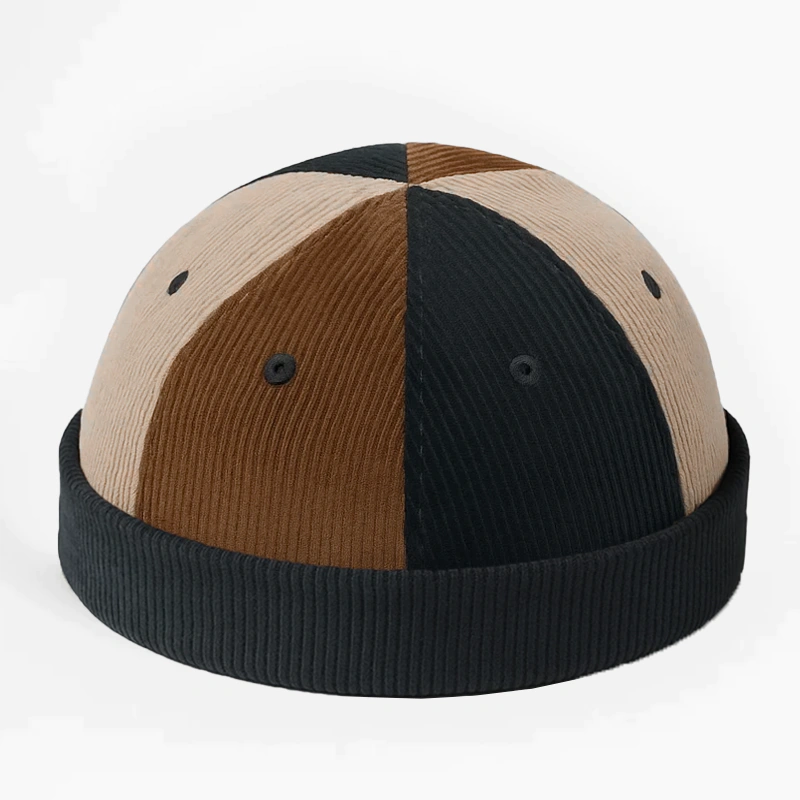 CP1267 Unisex Casual Adjustable Retro Brimless Hats - Image 2