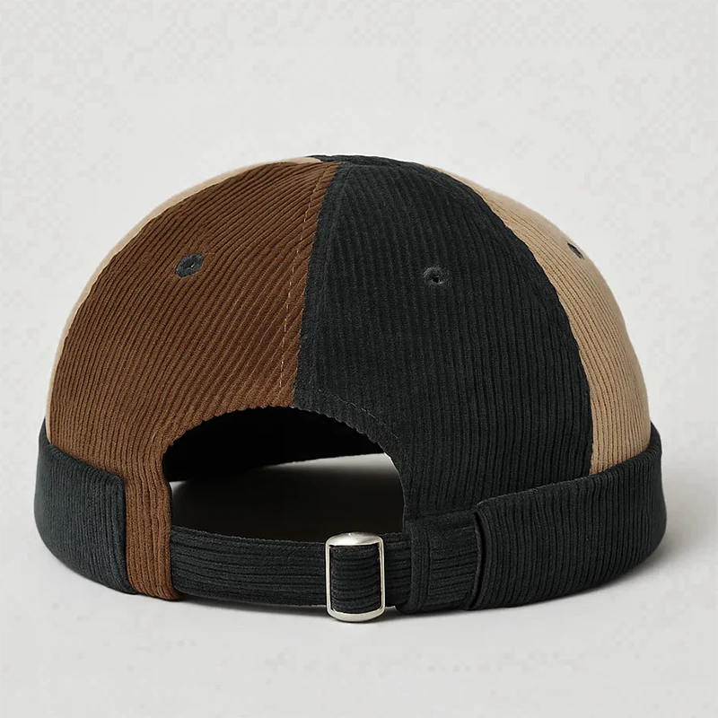 CP1267 Unisex Casual Adjustable Retro Brimless Hats - Image 3