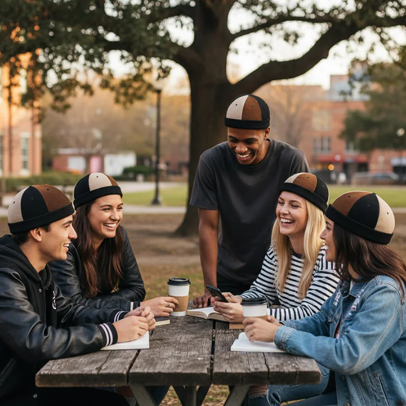 CP1267 Unisex Casual Adjustable Retro Brimless Hats - Image 5