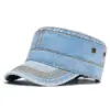 CP1269 Light Blue Denim Military Style Cap – Classic & Premium