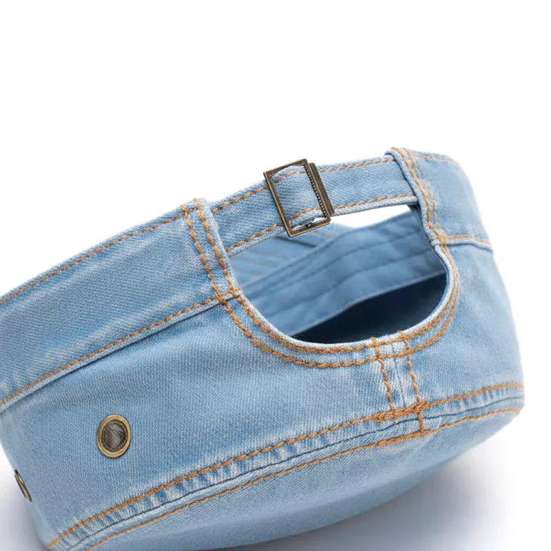 CP1269 Light Blue Denim Military Style Cap – Classic & Premium - Image 5