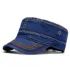CP1270 Deep Blue Denim Military Style Cap – Classic & Premium