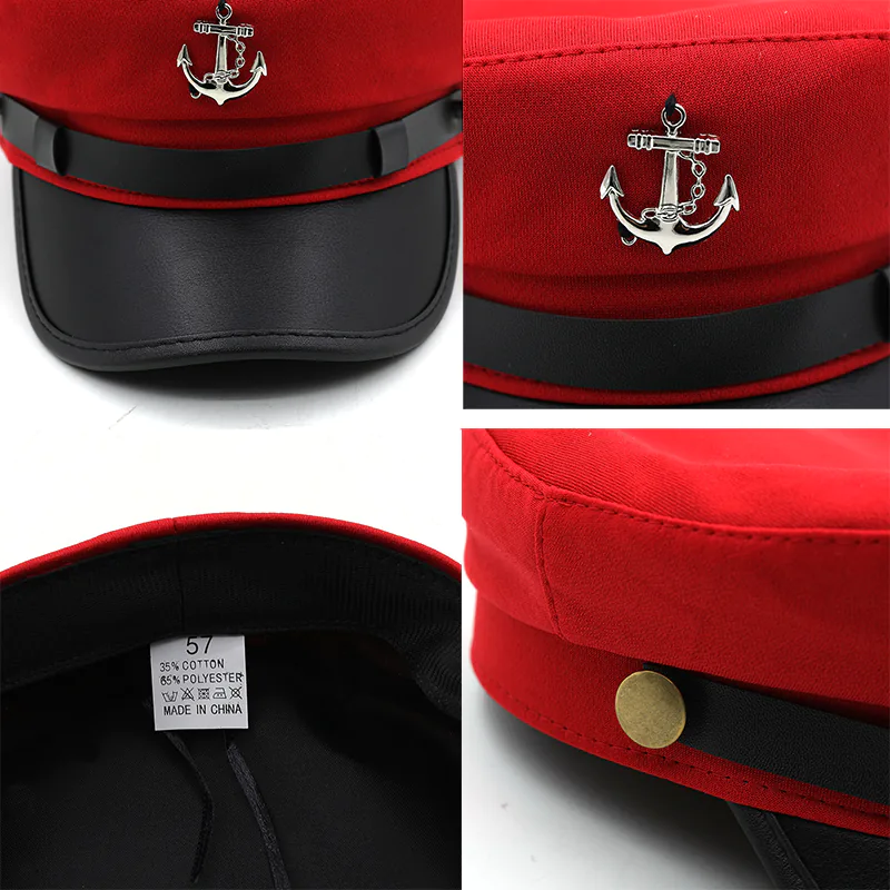 CP1271 Stylish Unisex Captain’s Cap – Stylish and Versatile - Image 4