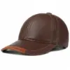 CP1276 Men’s Premium Genuine Leather Baseball Cap
