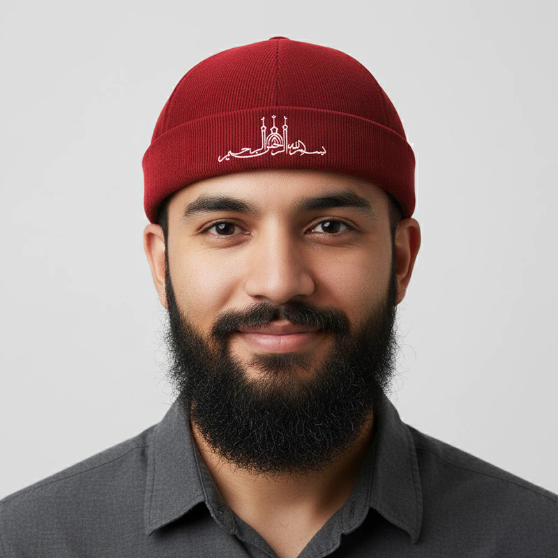 CP1278 Adjustable Premium Brimless Dawah Cap - Image 2