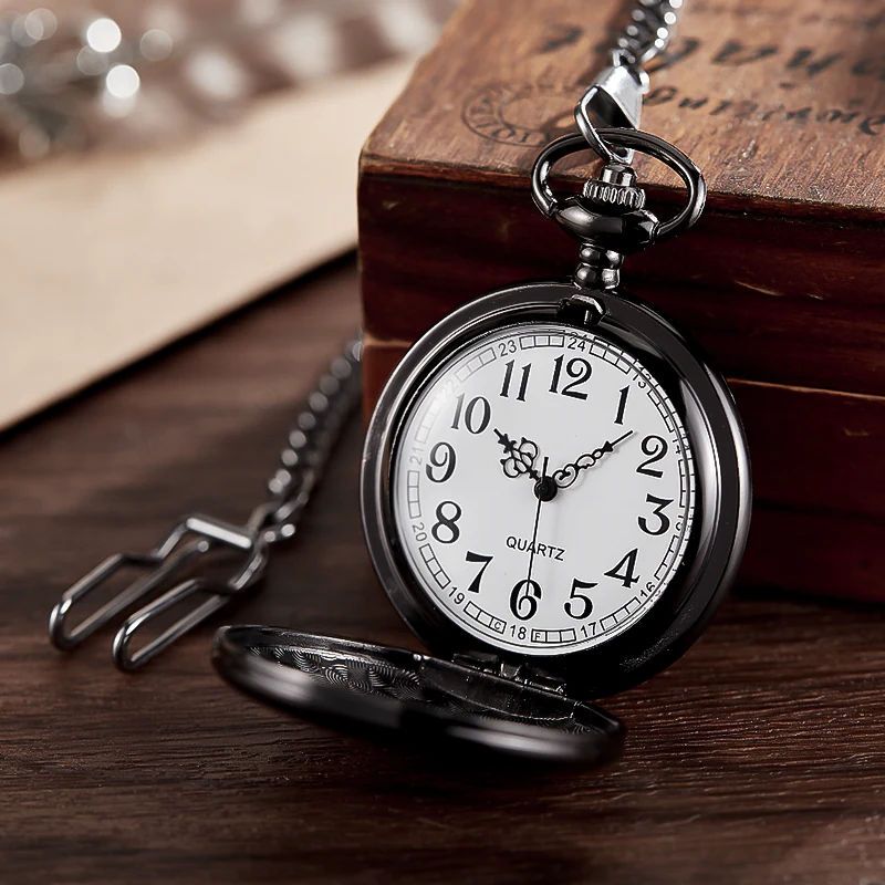 K1137 Black Premium Pocket Watch - Always Remember - Image 5