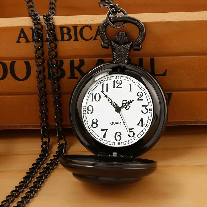 K1138 Black BIKER HERITAGE Premium Pocket Watch - Image 2