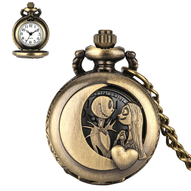 K1145 Eternal Love Vintage Necklace Watch
