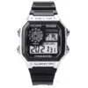 K1148 MINGGE World Time Digital Sports Watch for Men