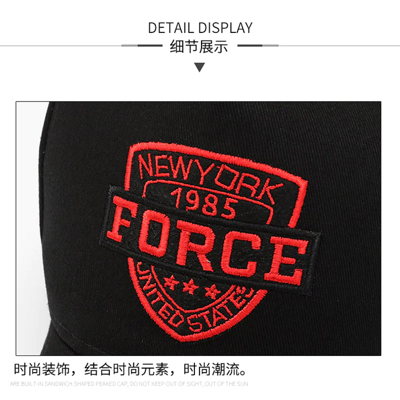 CP1292 New York Force Embroidered Premium Baseball Cap - Image 7