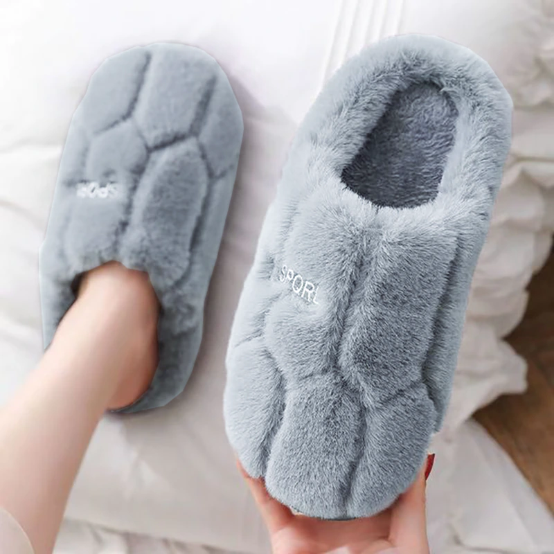 Z7012 Winter unisex warm indoor slippers - Image 3