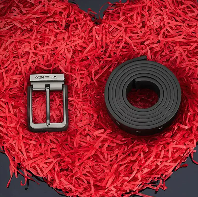 B9016 WILLIAMPOLO Premium Genuine Leather Classic Belt - Image 5