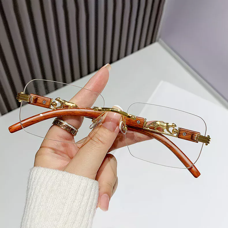 A903 New Cut-Edge Frameless HD Anti-Blue Light Glasses - Image 4