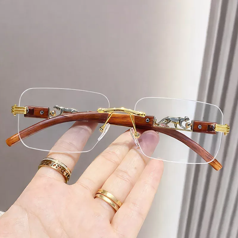 A903 New Cut-Edge Frameless HD Anti-Blue Light Glasses - Image 3