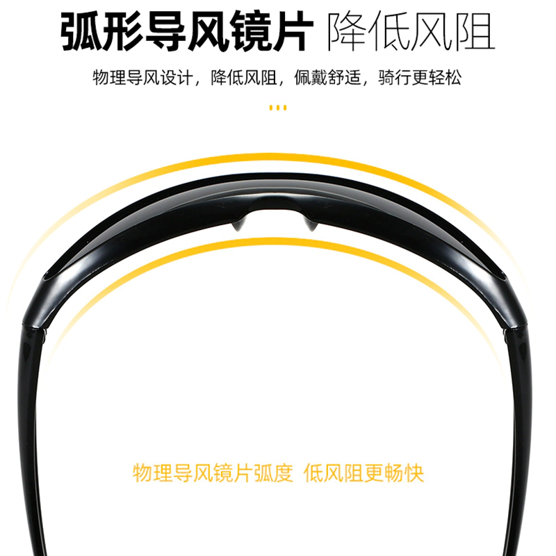 A906 Black Frame Blue Mirror Unique Sunglasses - Image 5