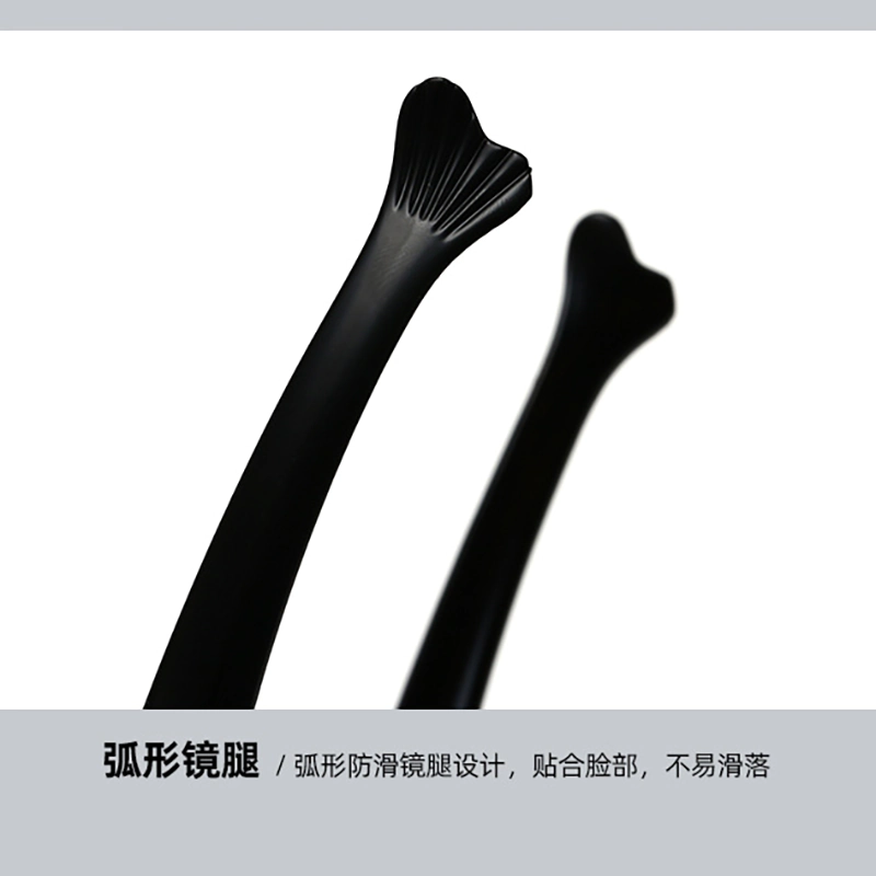 A906 Black Frame Blue Mirror Unique Sunglasses - Image 4