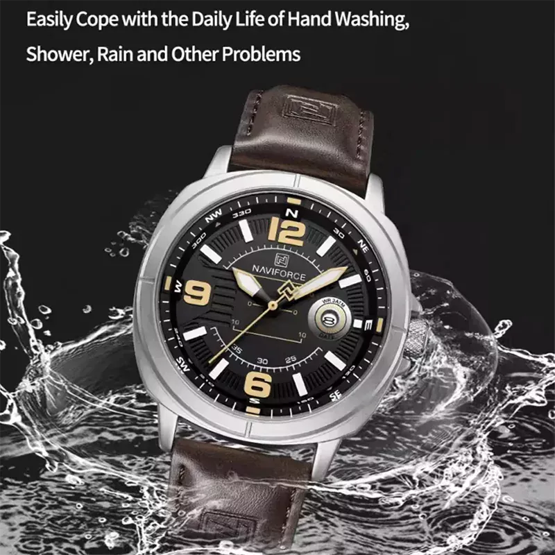 NV154 Naviforce 8078 Luxury Premium Men’s Watch - Image 5