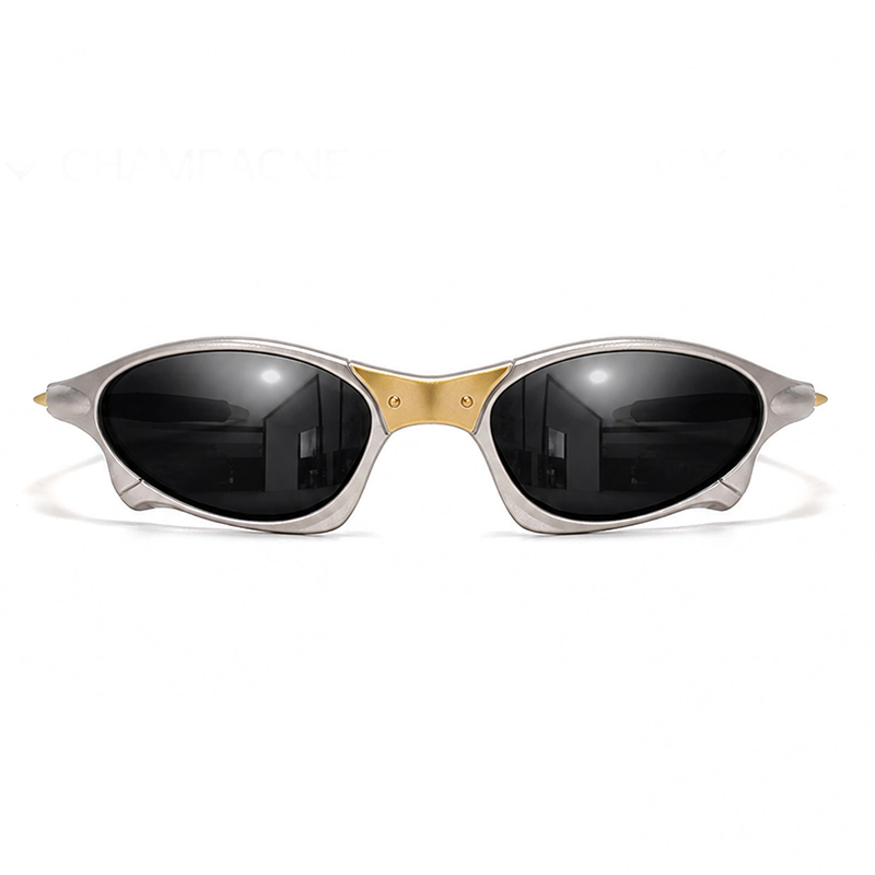 A939 Black Mirror Premium Sports Sunglasses - Image 4