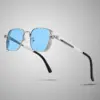 A927 Luxury Blue Square Lens Stylish Sunglasses
