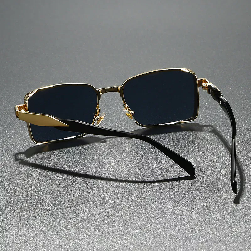 A932 Premium Black & Gold Frame Sunglasses - Image 5