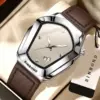 BN1042 BINBOND B760 Luxury Silver Edition Men's Quartz Watch