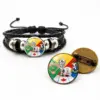 C224 Bracelet & Chest Badge Combo For Brazil Fan