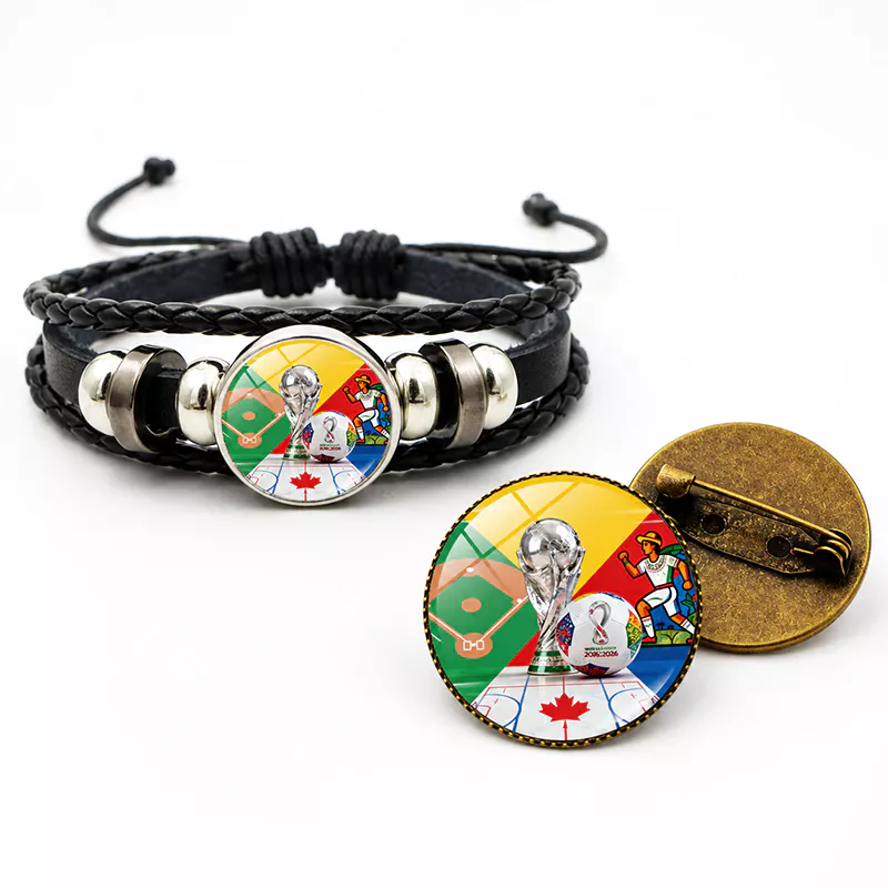 C224 Bracelet & Chest Badge Combo For Brazil Fan