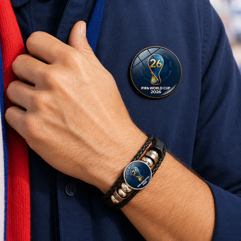 C225 Bracelet & Chest Badge Combo For Football Fan - Image 3