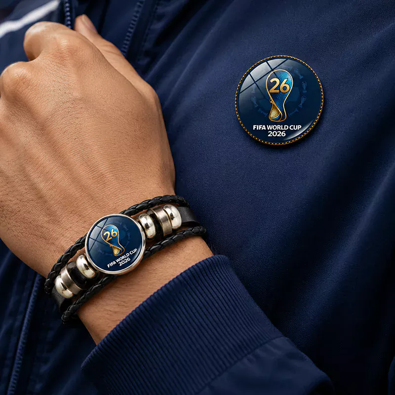 C225 Bracelet & Chest Badge Combo For Football Fan - Image 2