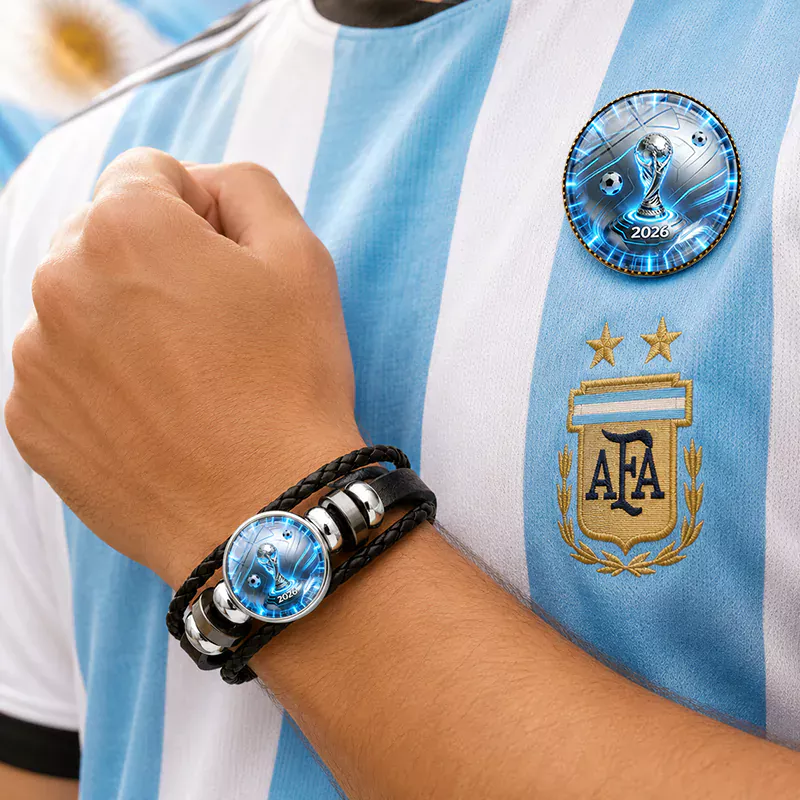 C226 Bracelet & Chest Badge Combo For Argentina Fan - Image 2