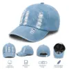 CP1312 Premium Distressed Vintage Washed Denim Cap