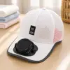 CP1319 Rechargeable and Solar-Powered Mesh Cap for Men & Women
