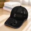 CP1321 Rechargeable and Solar-Powered Mesh Cap for Men & Women