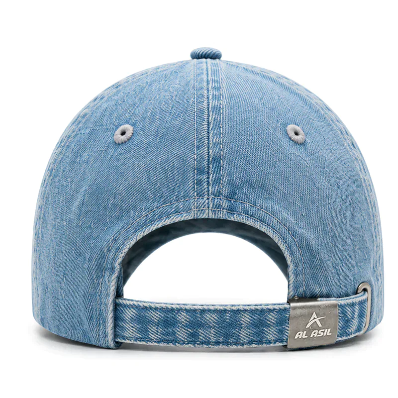 CP1323 Premium Distressed Bike Embroidery Denim Cap - Image 6