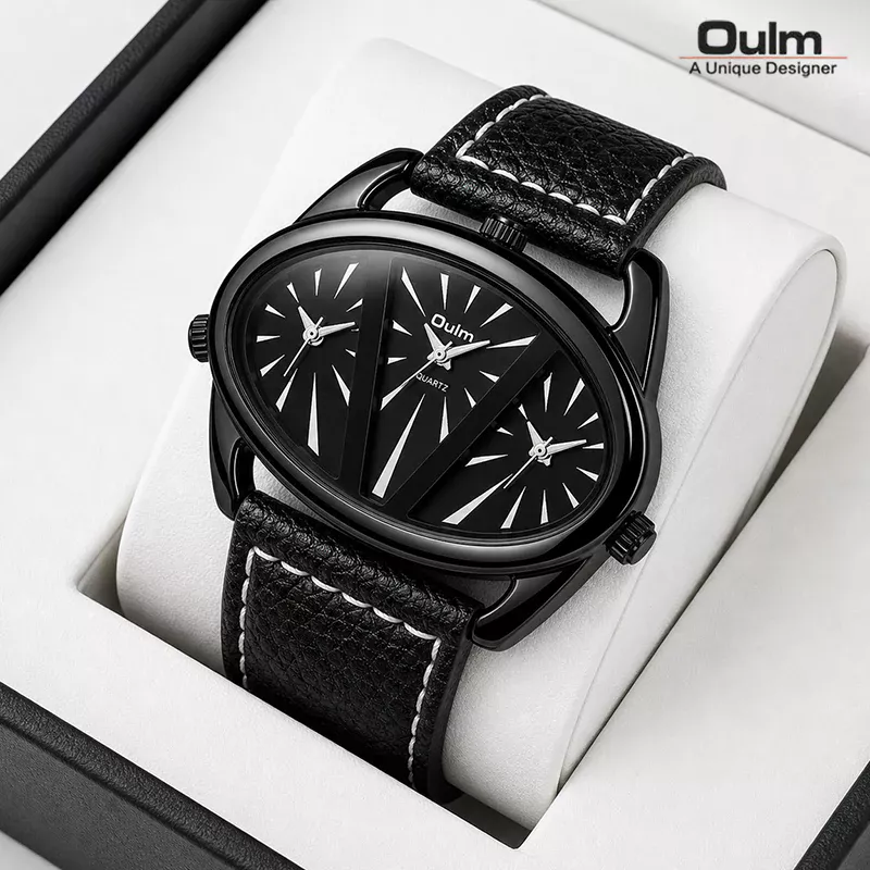 UM36 Oulm Big Dial Triple Time Premium Watch