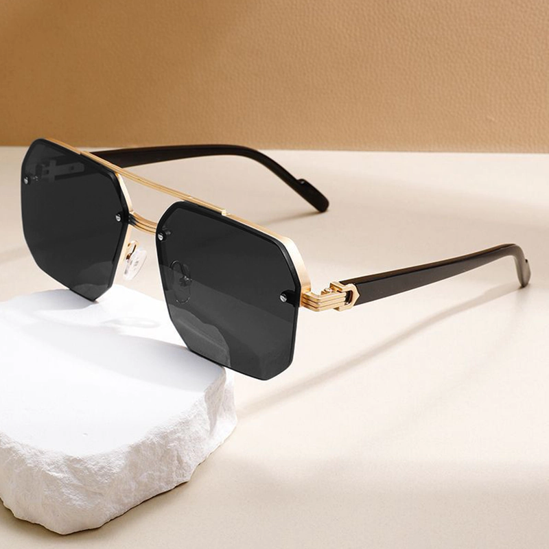 A942 Premium Rimless Square Sunglasses - Image 7