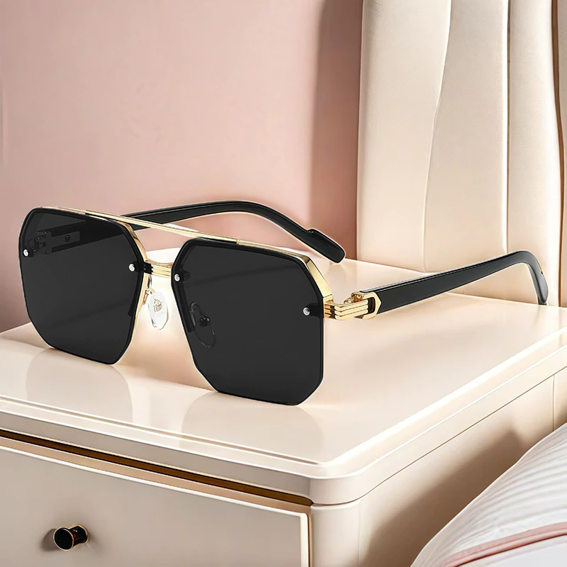 A942 Premium Rimless Square Sunglasses - Image 6